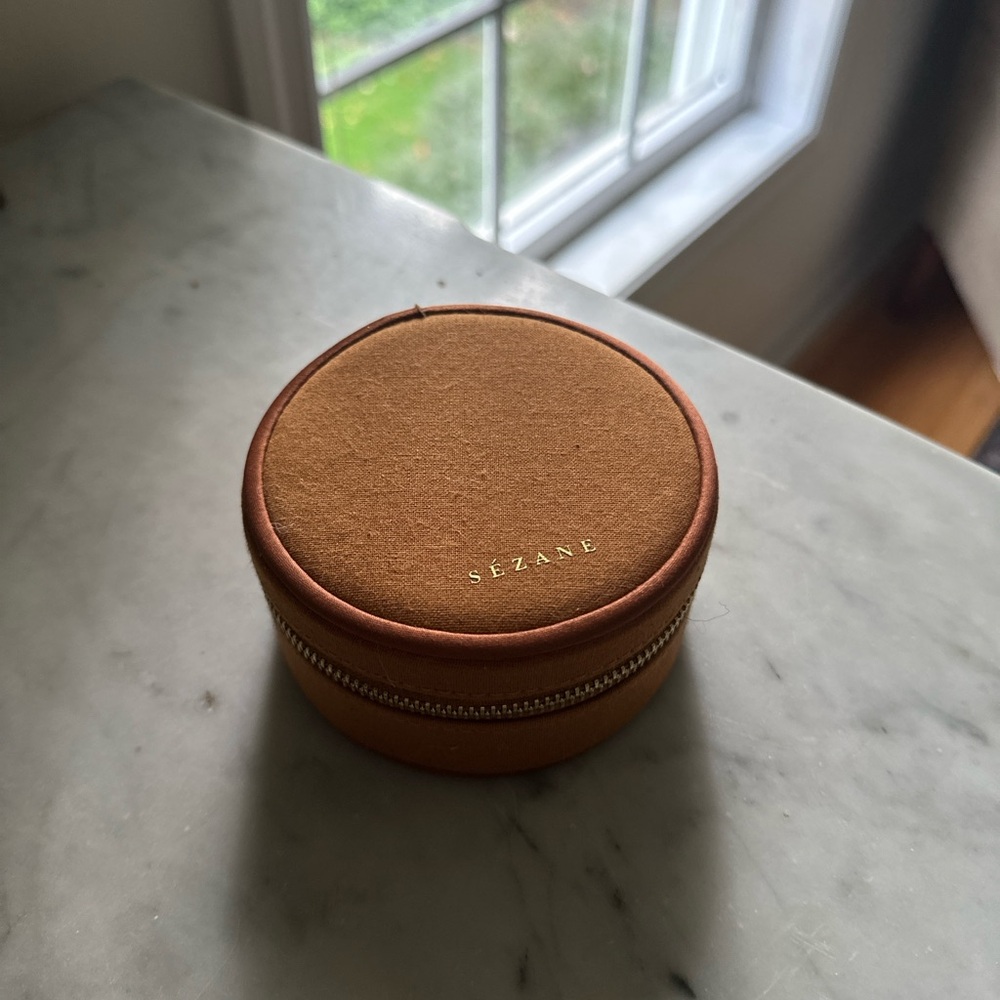 Sezane Brown Jewelry Box